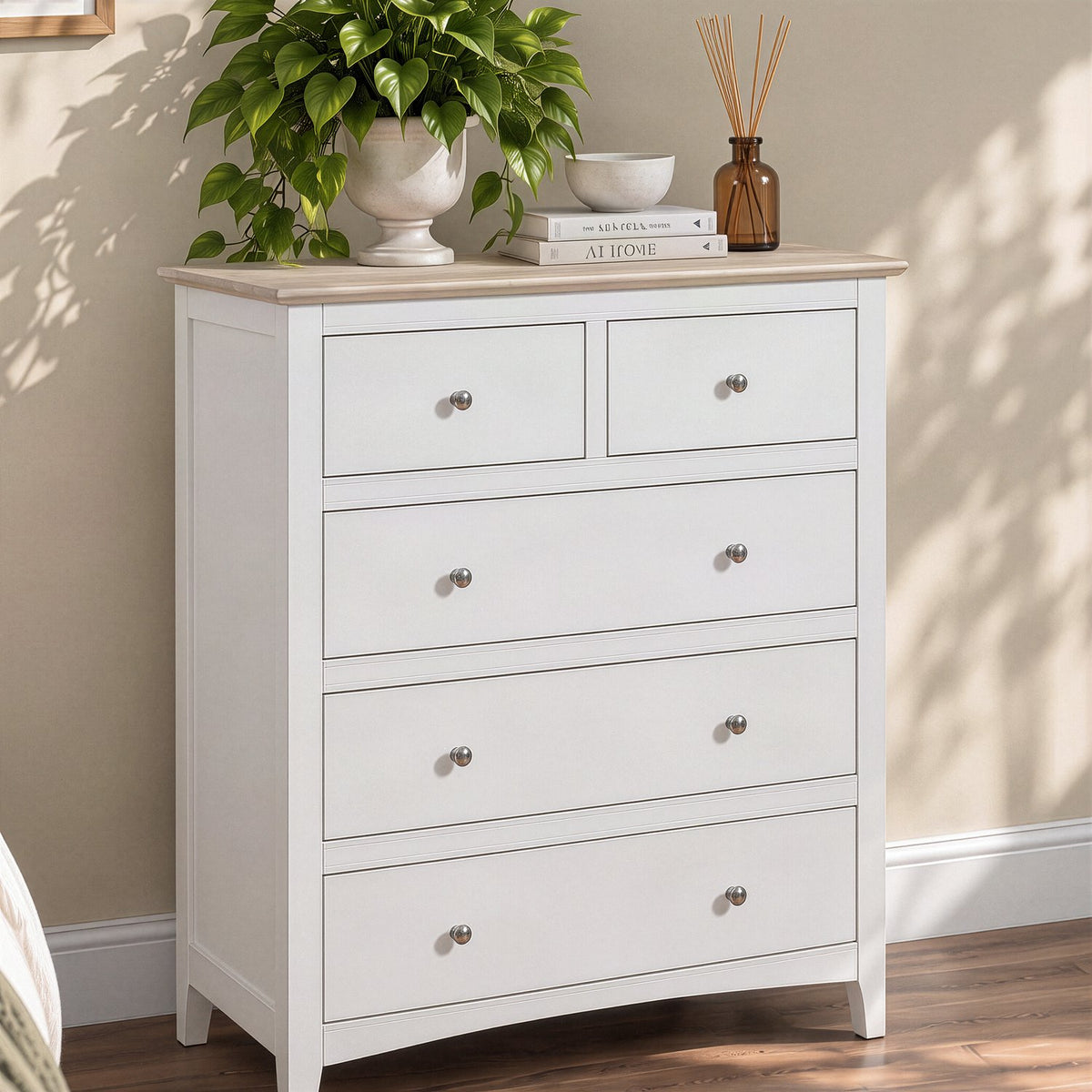 Chiltern 5 Drawer Tallboy