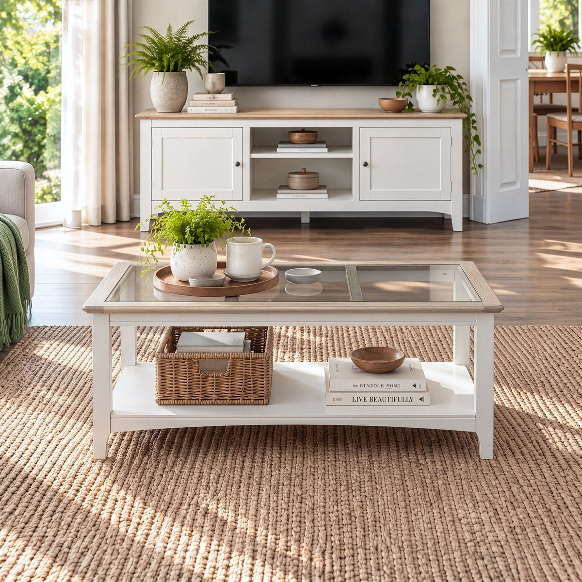 Chiltern Coffee Table with Shelf