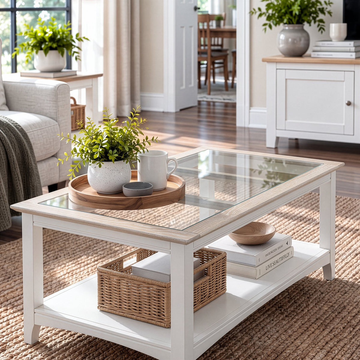 Chiltern Coffee Table with Shelf