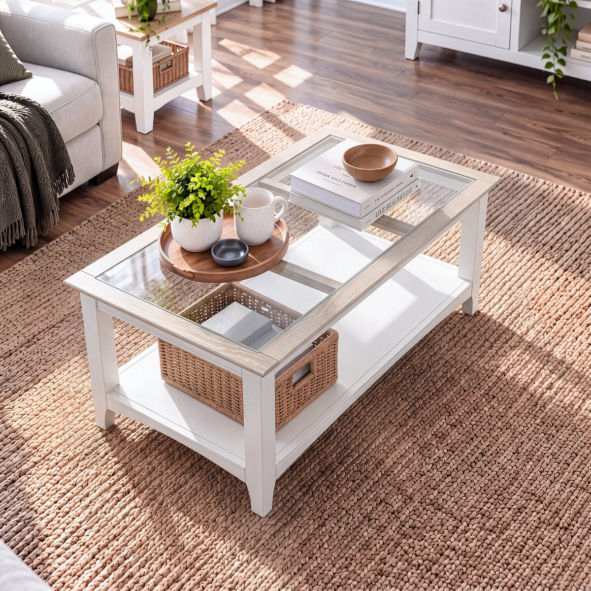 Chiltern Coffee Table with Shelf