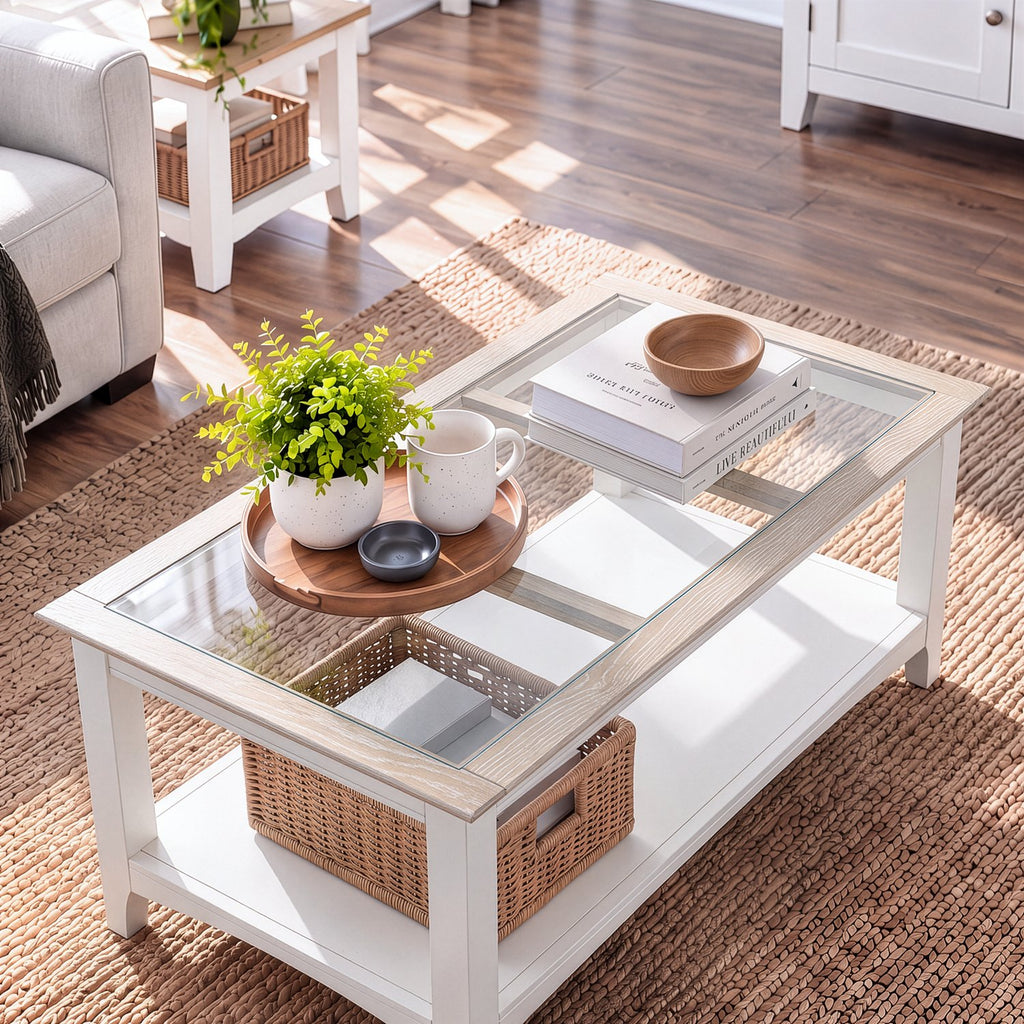 Chiltern Coffee Table with Shelf