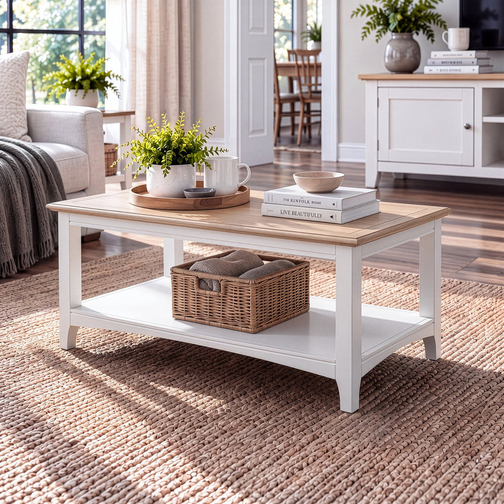 Chiltern Coffee Table with Shelf