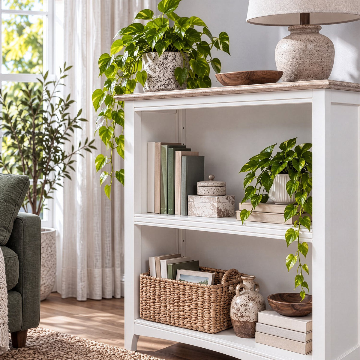 Chiltern Small Low Bookcase 1m