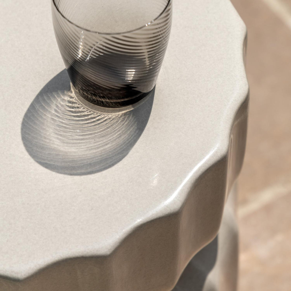 Cirella Side Table Cream