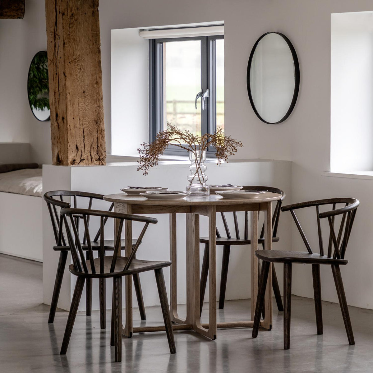 Craft Folding Dining Table Smoked