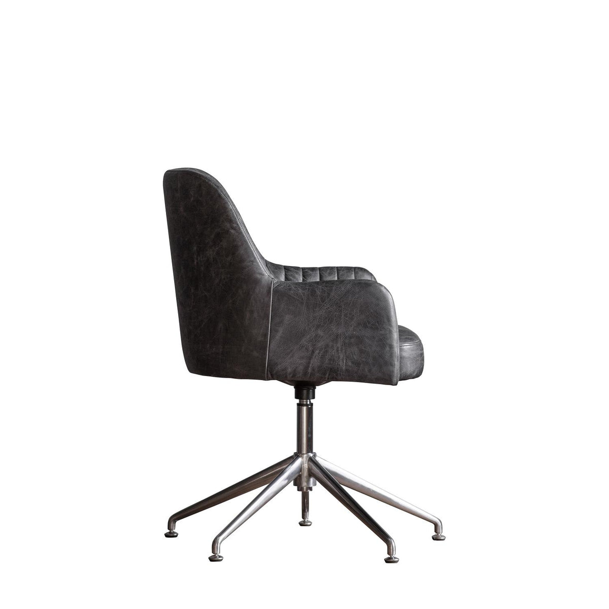 Curie Swivel Chair Antique Ebony