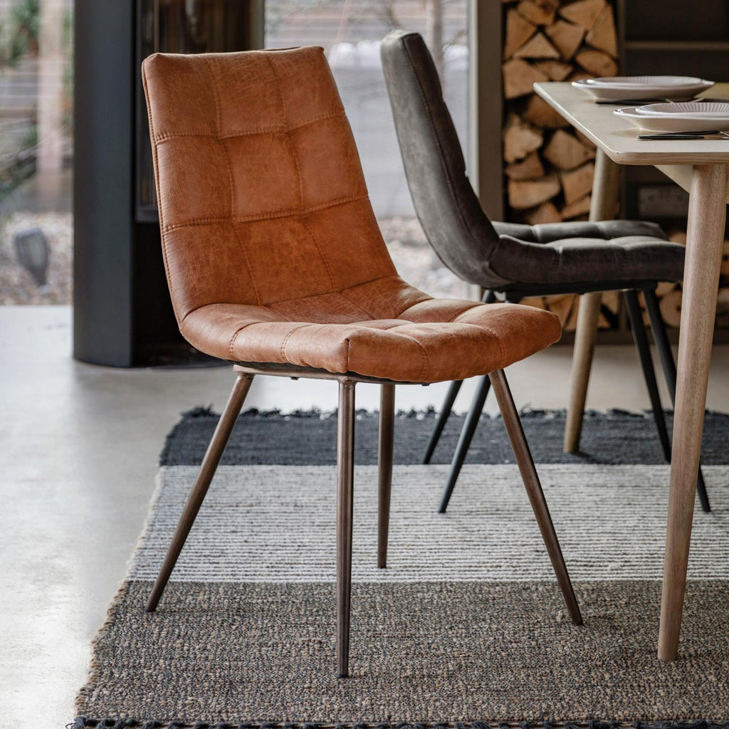 Darwin Brown Chair (2pk)