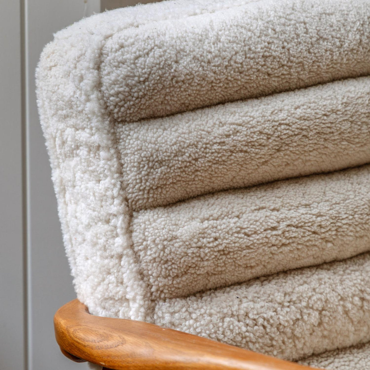Datsun Armchair Cream Sheepskin