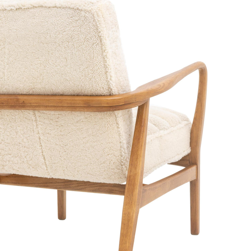 Datsun Armchair Cream Sheepskin