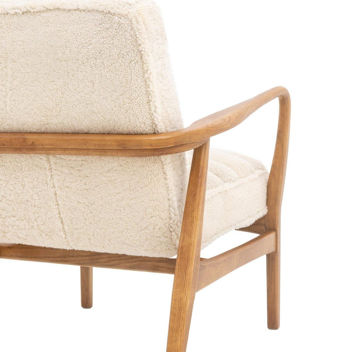 Datsun Armchair Cream Sheepskin