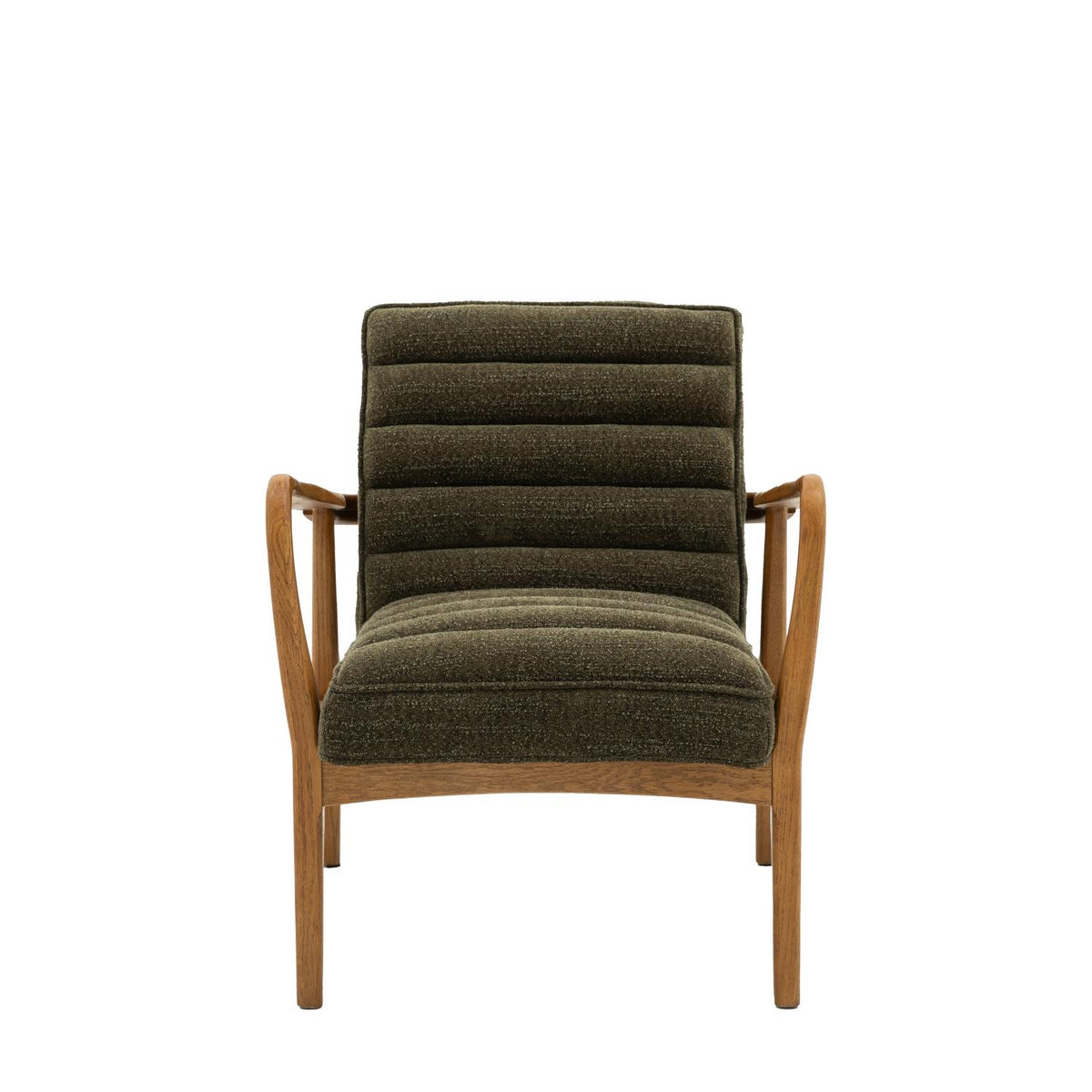 Datsun Armchair Green Boucle