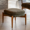 Datsun Footstool Green Boucle