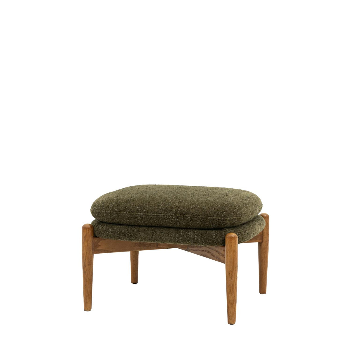 Datsun Footstool Green Boucle