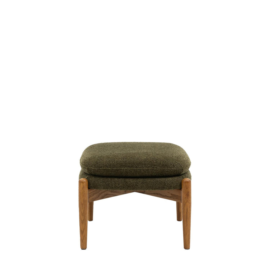 Datsun Footstool Green Boucle