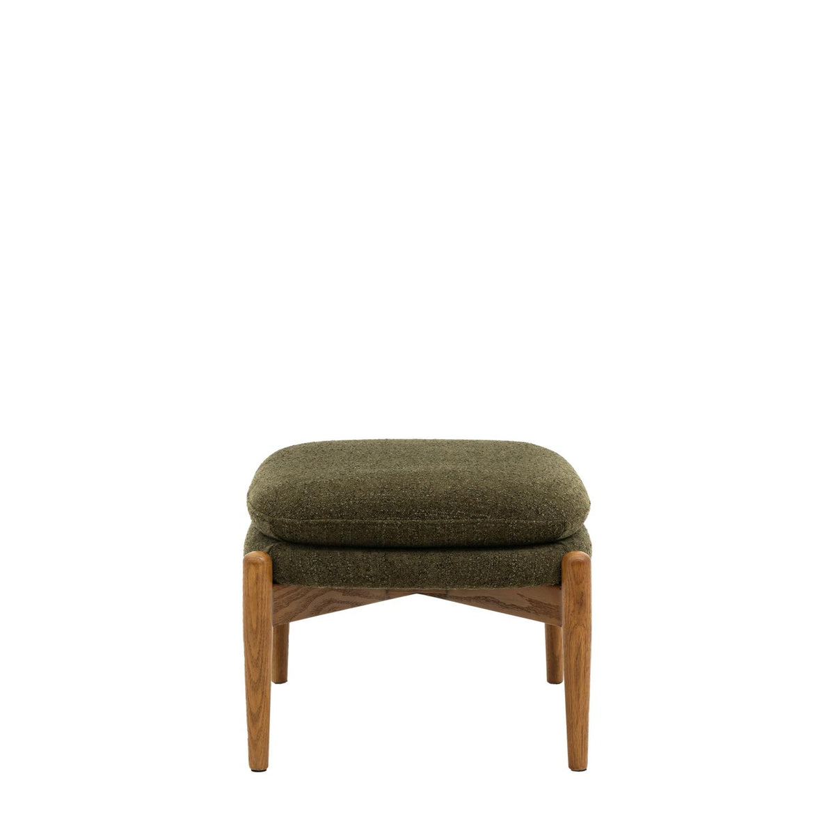 Datsun Footstool Green Boucle