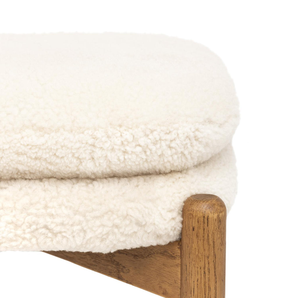Datsun Footstool Sheepskin