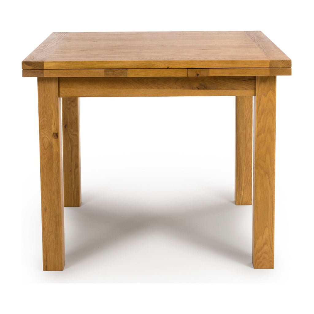 Devon Oak Draw Leaf Dining Table 90-160cm