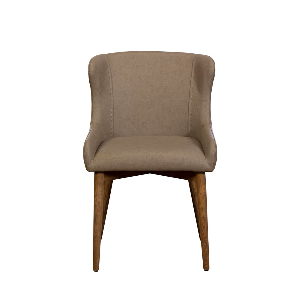 Lucca Dining Chair Dark Oak Leg - Taupe