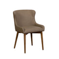 Lucca Dining Chair Dark Oak Leg - Taupe