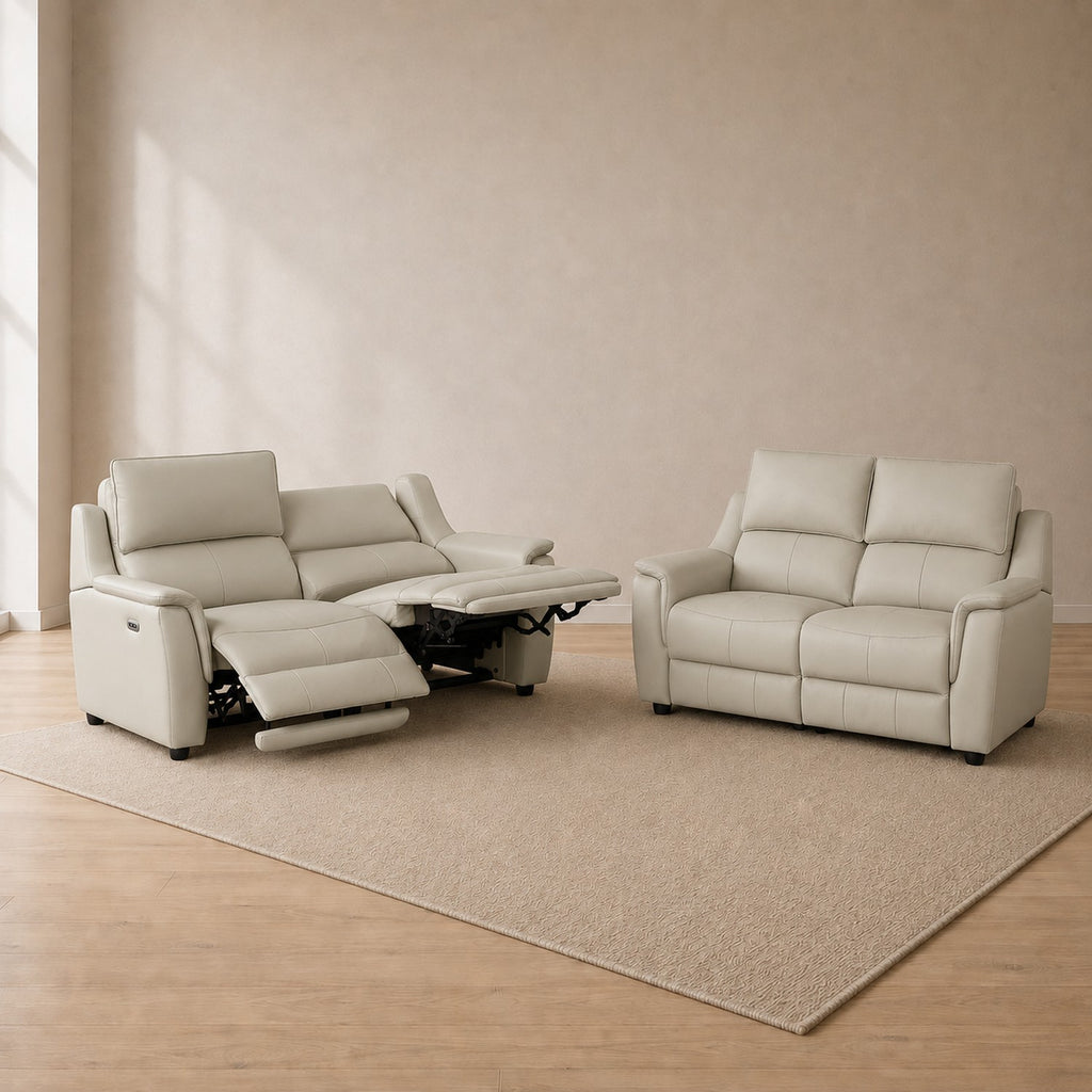 Naples Cloud 3 Seater Power Recliner Sofa