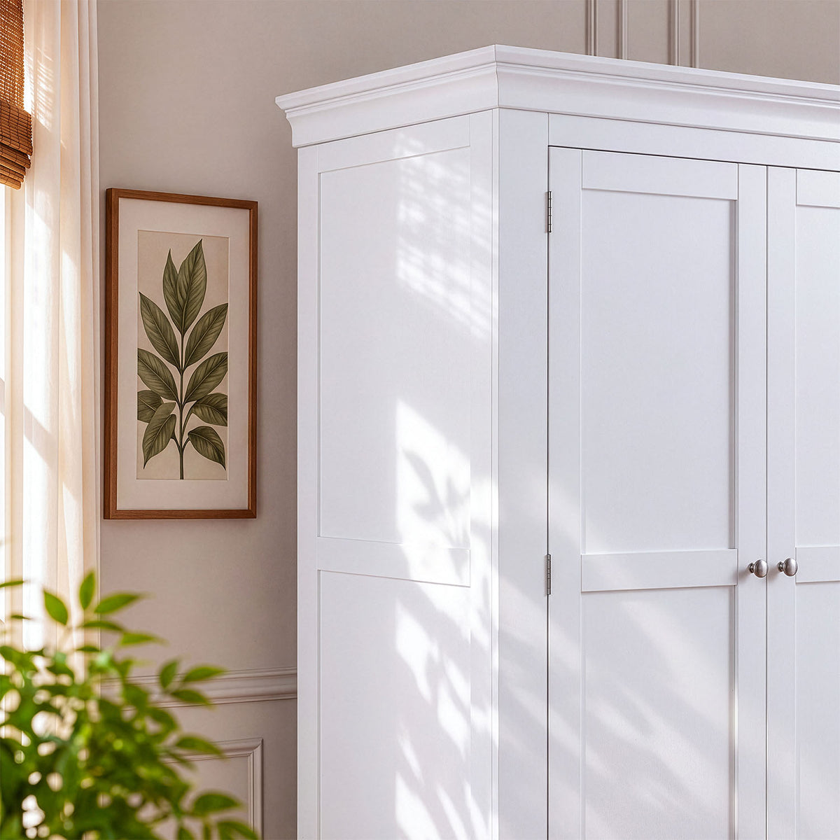 Provence Gents Wardrobe in white