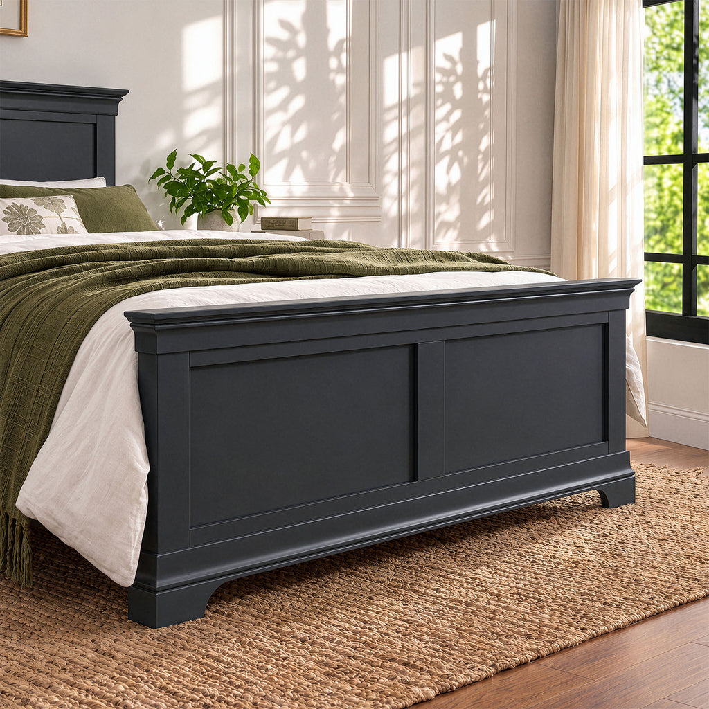 Provence Double Bedframe in Black
