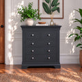 Provence 2 over 3 chest in Black