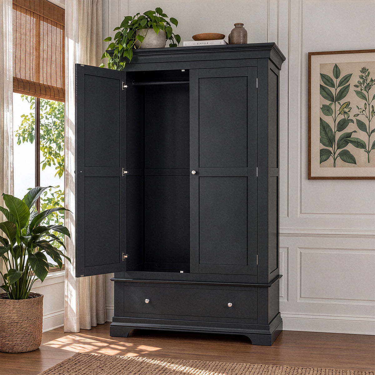 Provence Gents Wardrobe in Black