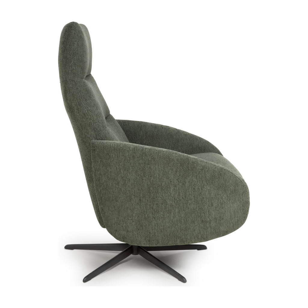 Sicily Green Power Swivel Recliner