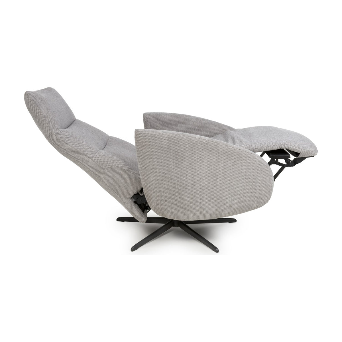 Sicily Pewter Power Swivel Recliner