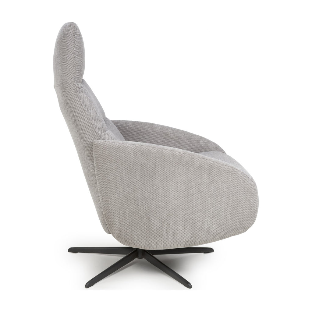 Sicily Pewter Power Swivel Recliner