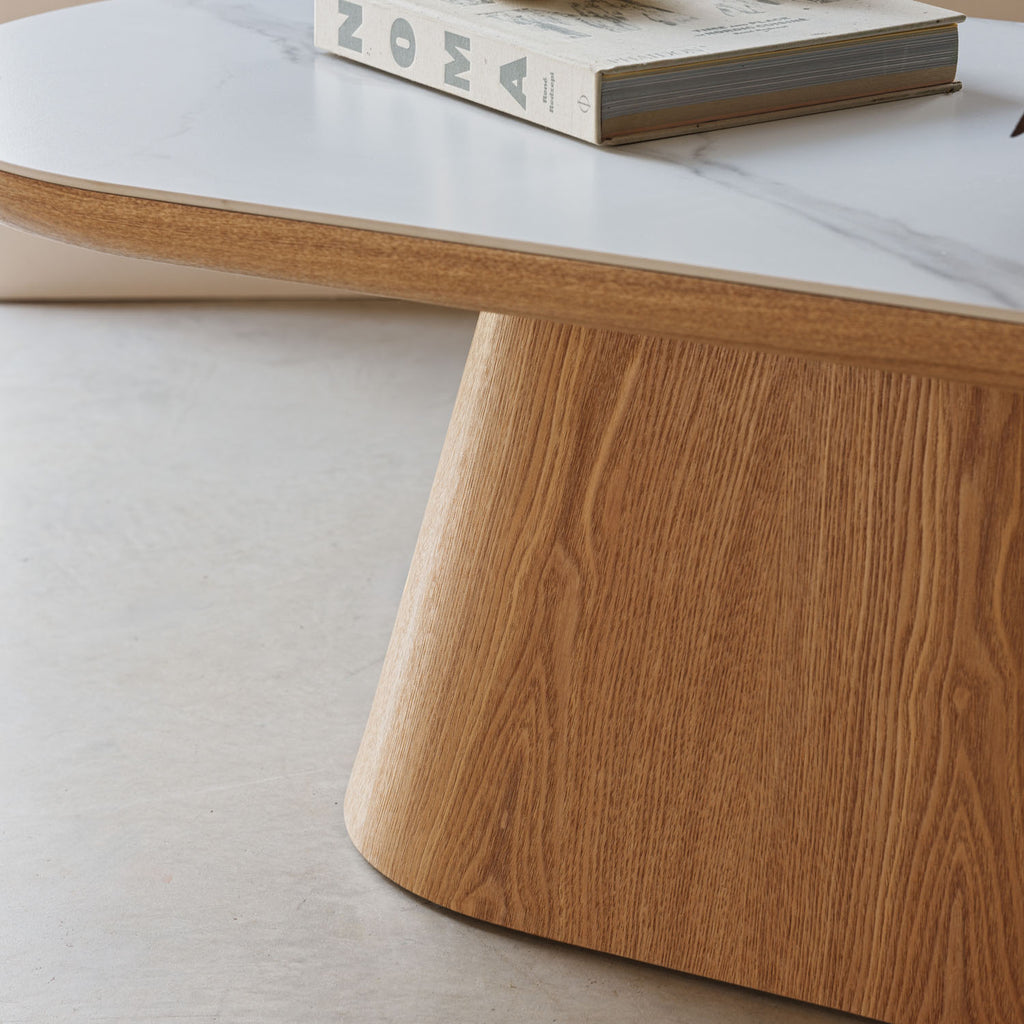 Sutton Oval Coffee Table in Ash