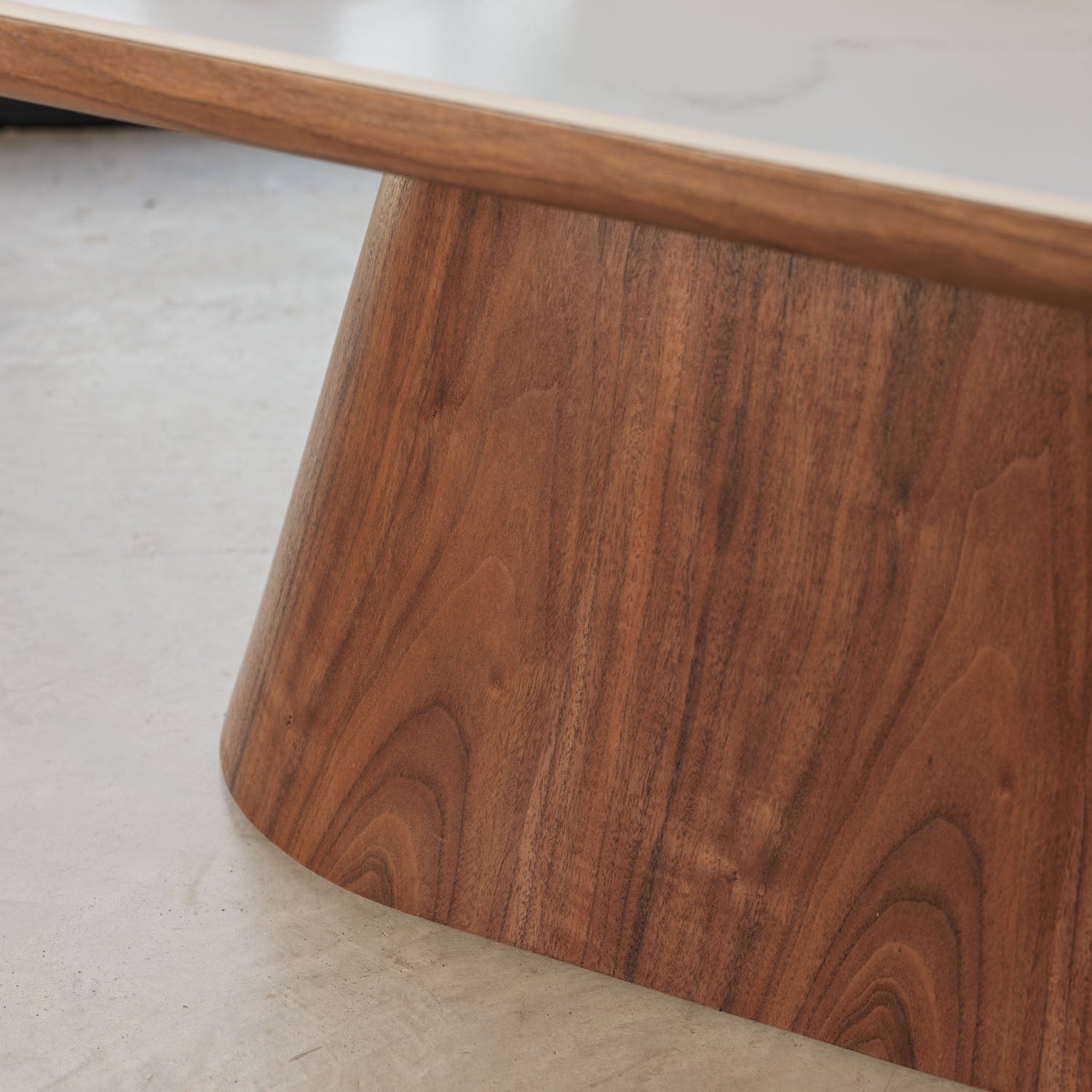 Sutton Oval Coffee Table in Walnut