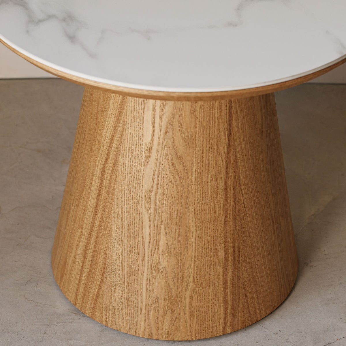 Sutton Round Lamp Table in Ash