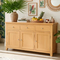 Tavistock 3 Door, 3 Drawer Sideboard in Oak Finish