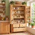 Tavistock Double Larder Unit in Oak Finish