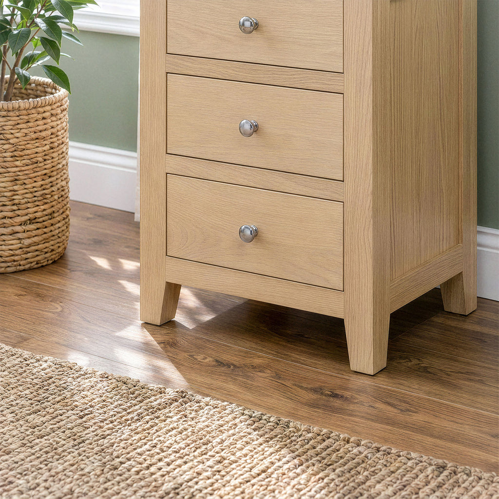 Tavistock 3 Drawer Large Bedside