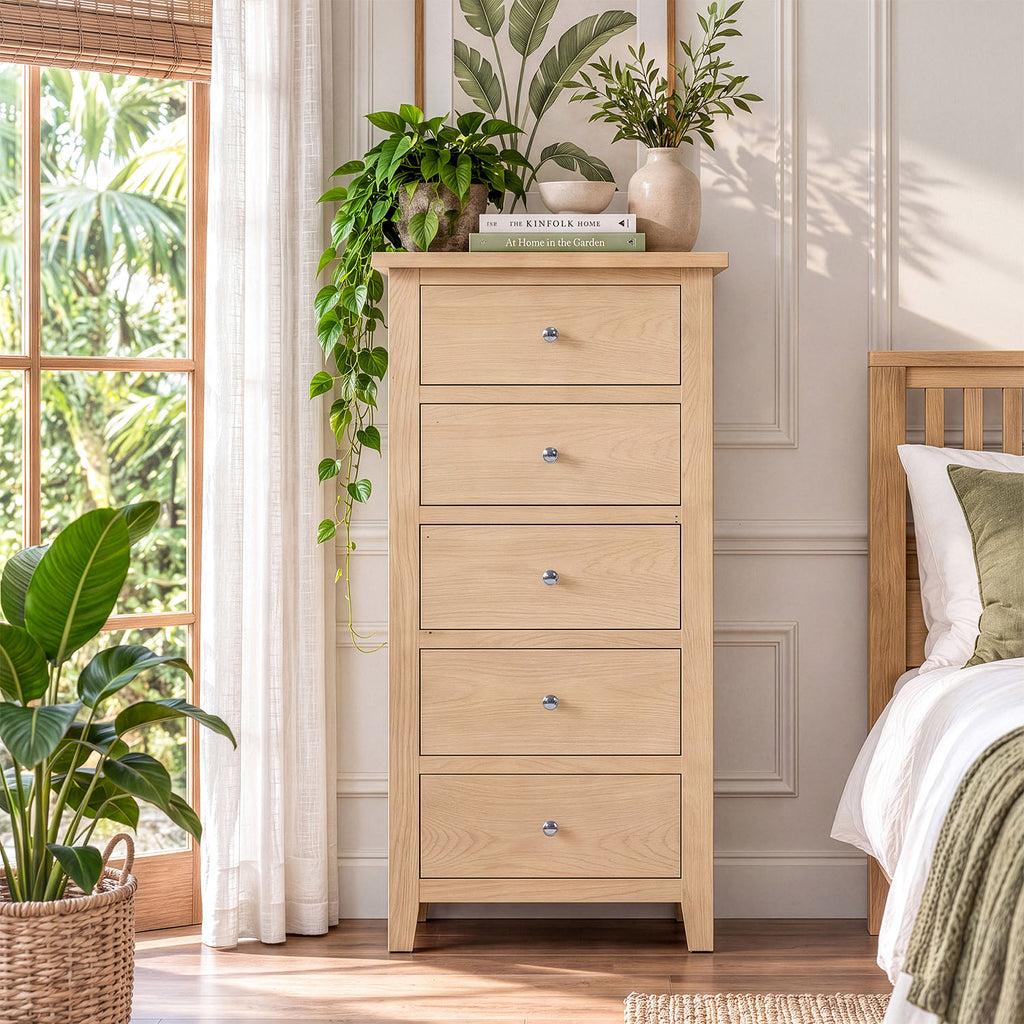 Tavistock 5 Drawer Tall Chest