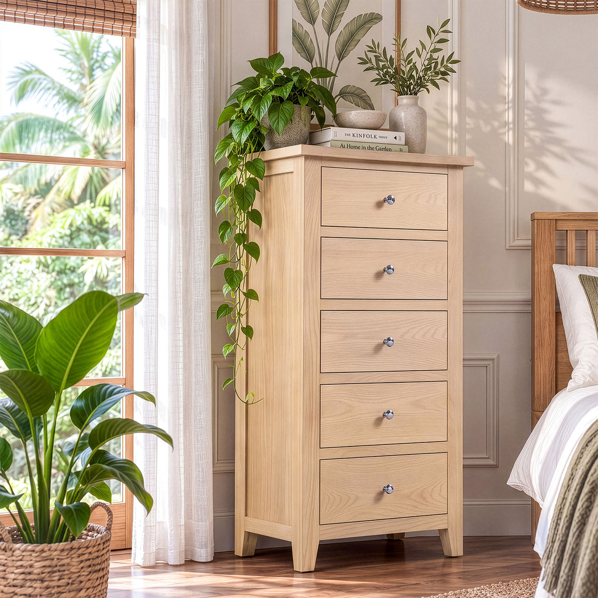 Tavistock 5 Drawer Tall Chest