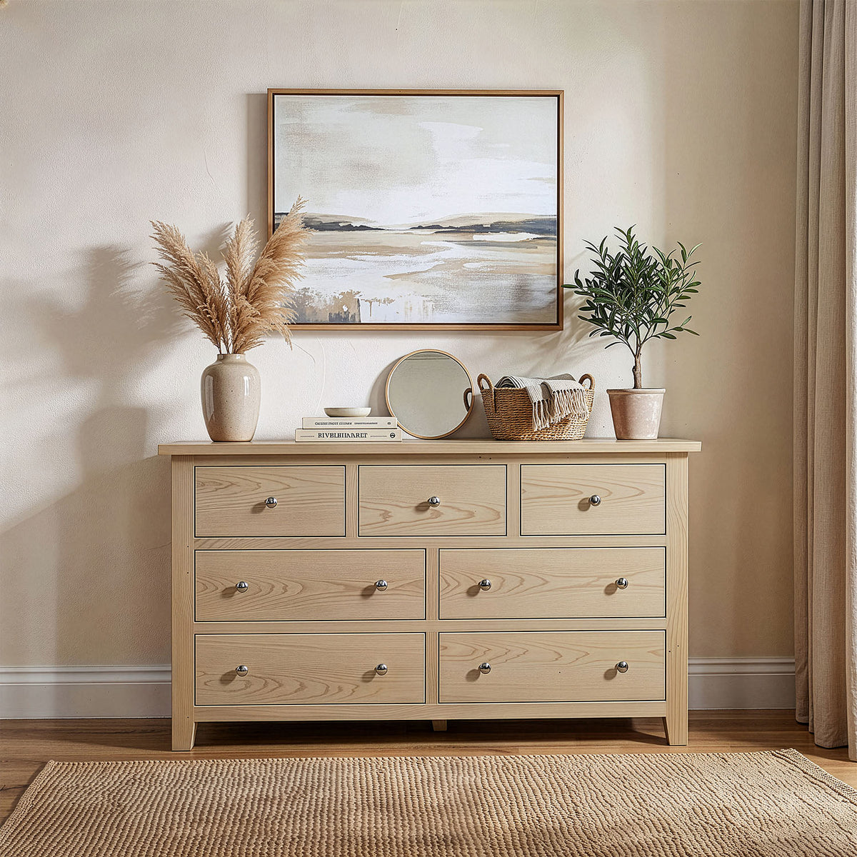 Tavistock 3 over 4 Drawer Chest