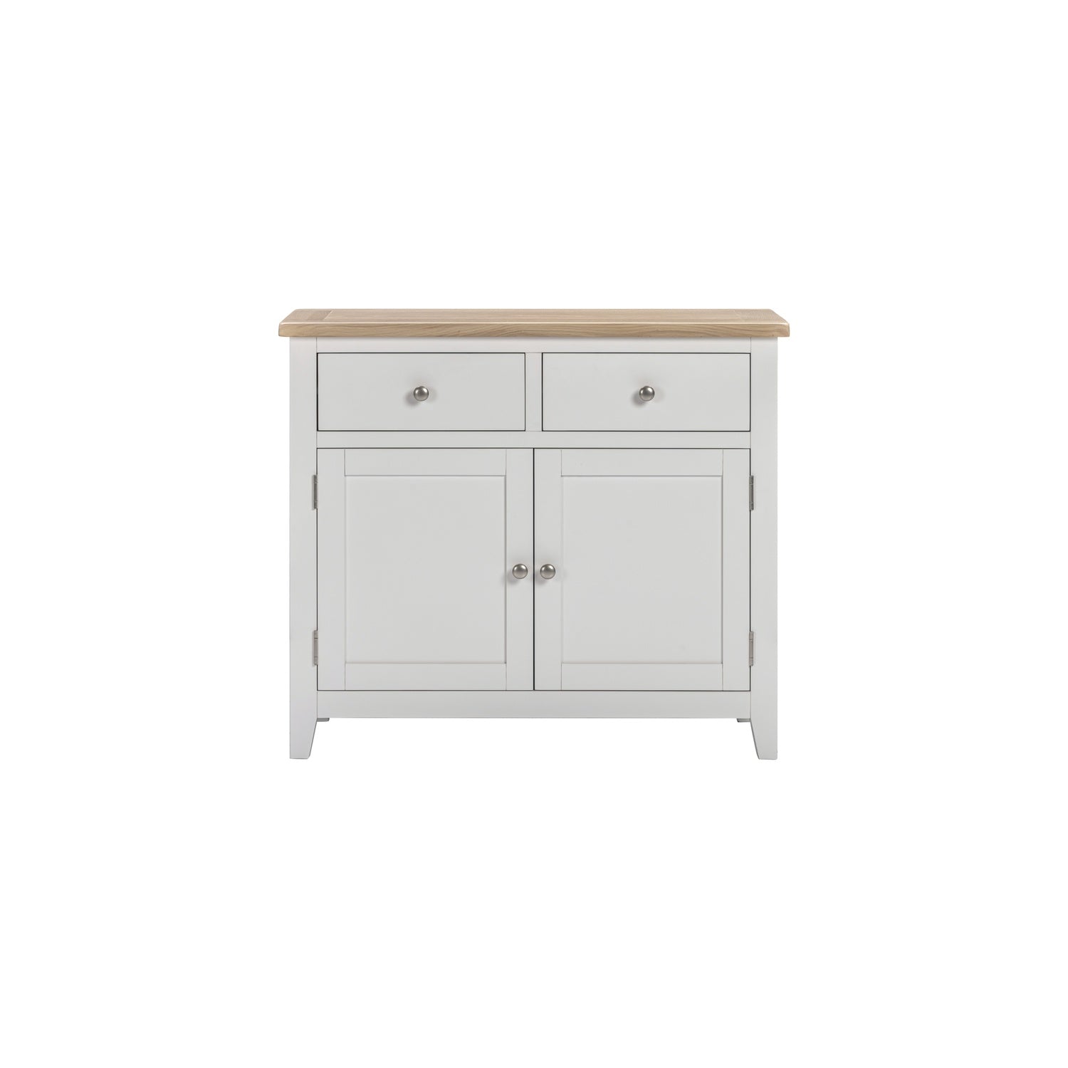 Tetbury 2 Door 2 Drawer Sideboard in Painted / Oak