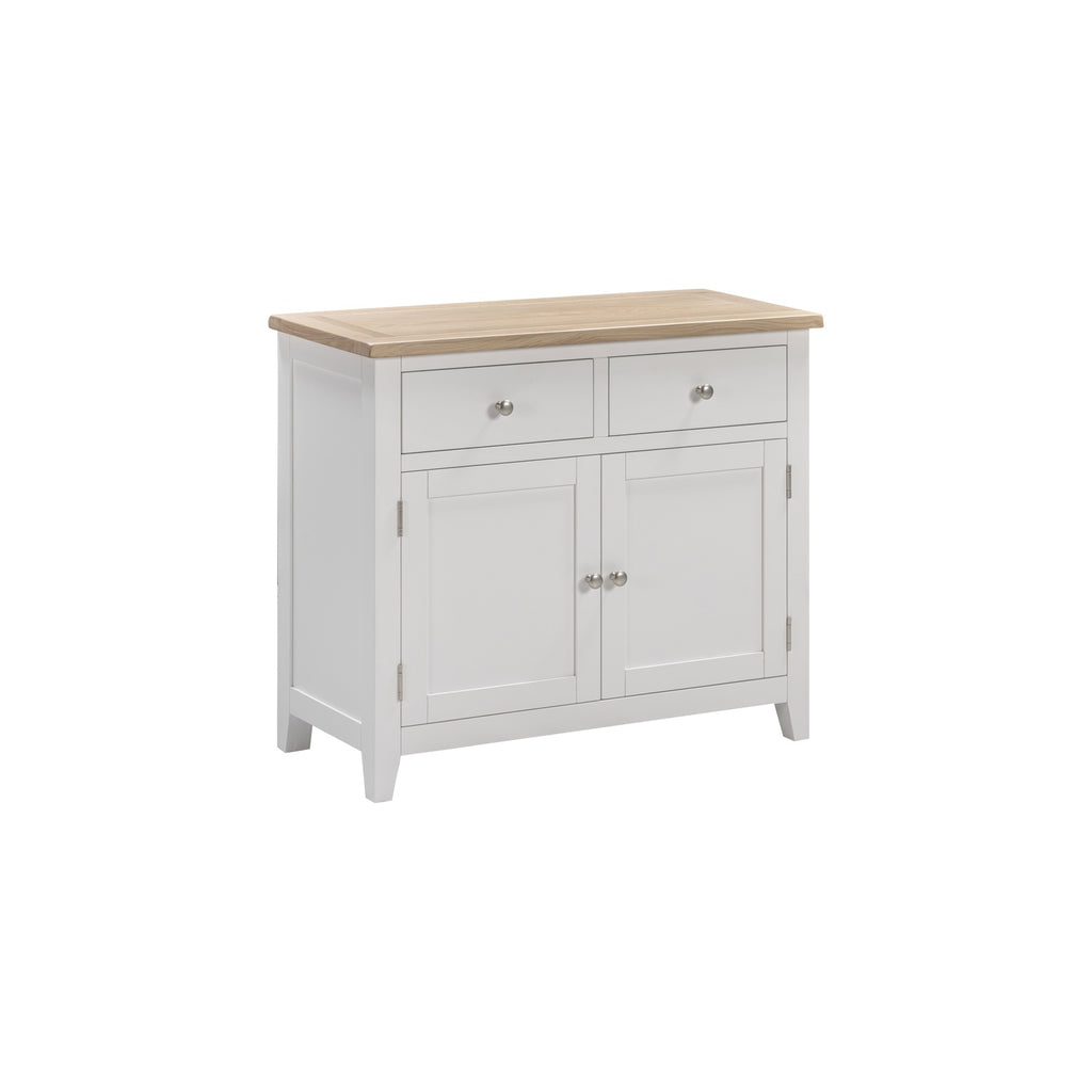 Tetbury 2 Door 2 Drawer Sideboard in Painted / Oak