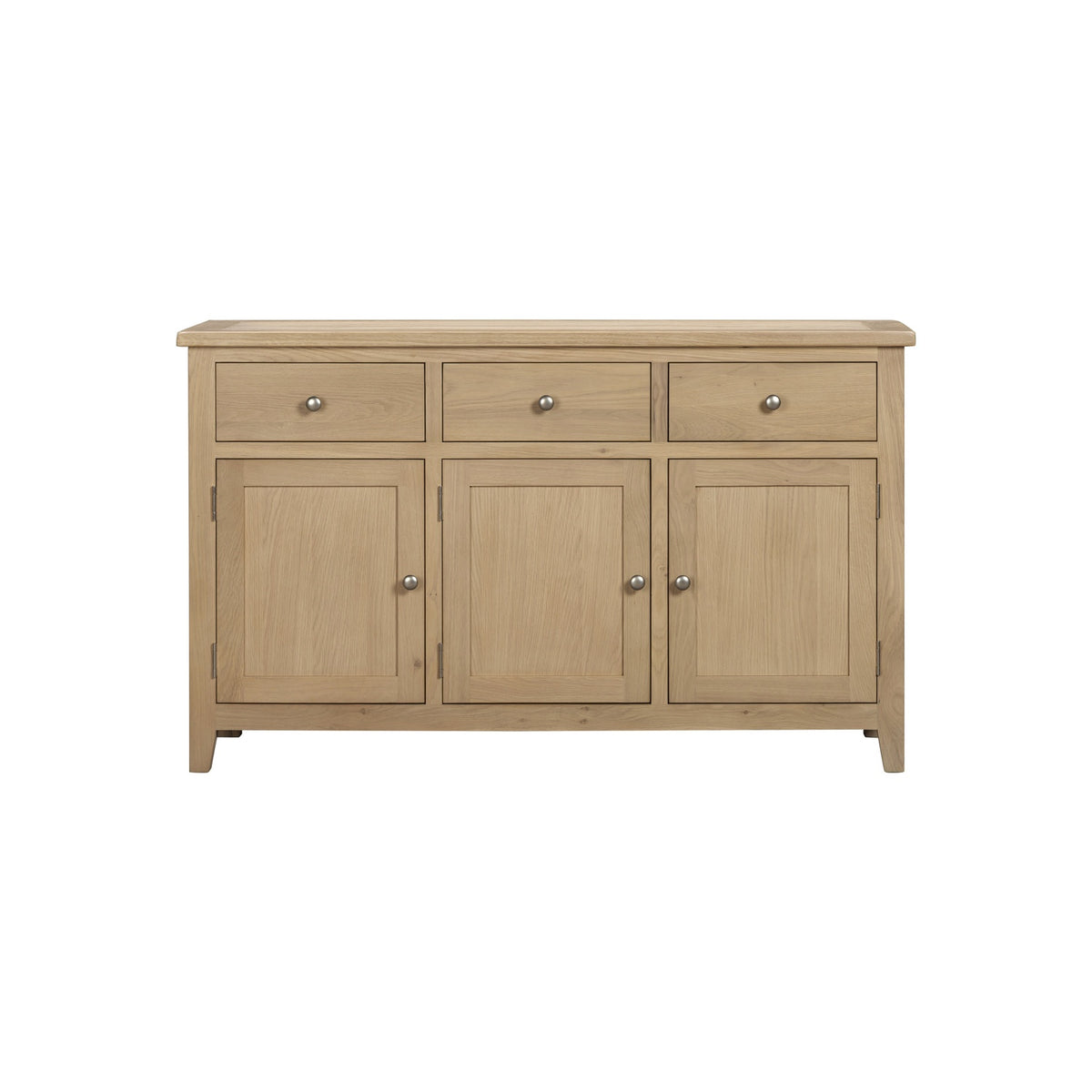 Tetbury 3 Door 3 Drawer Sideboard in Natural Oak