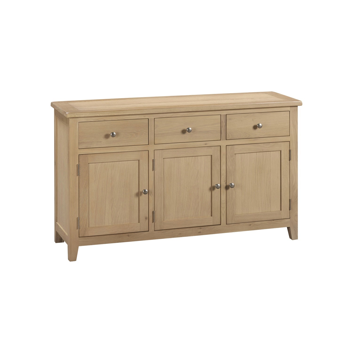 Tetbury 3 Door 3 Drawer Sideboard in Natural Oak