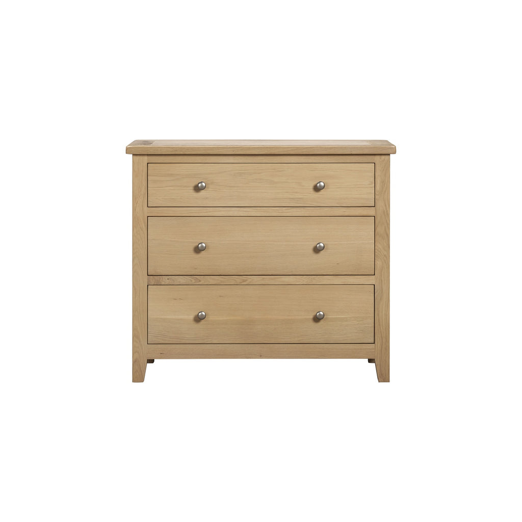 Tetbury 3 Drawer Chest in Natural Oak