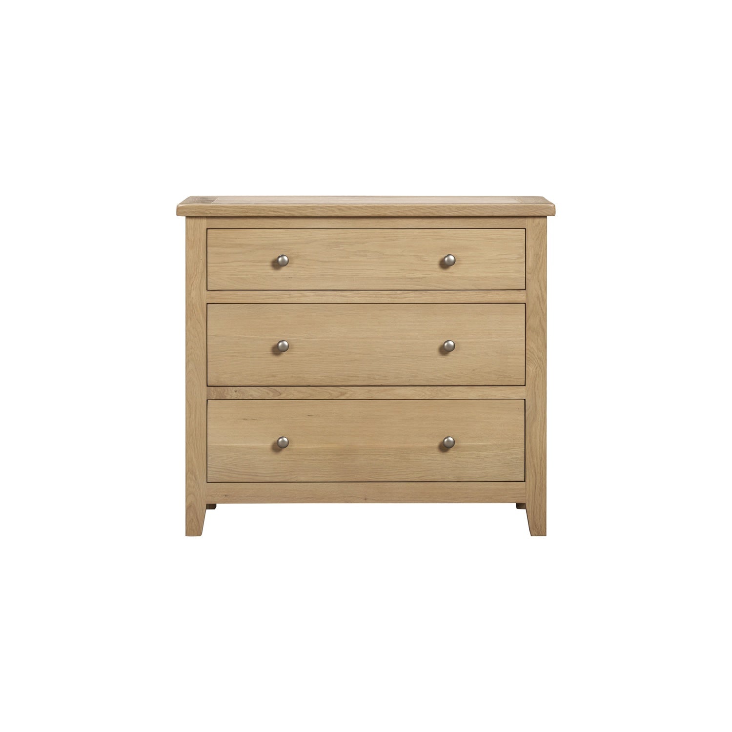 Tetbury 3 Drawer Chest in Natural Oak