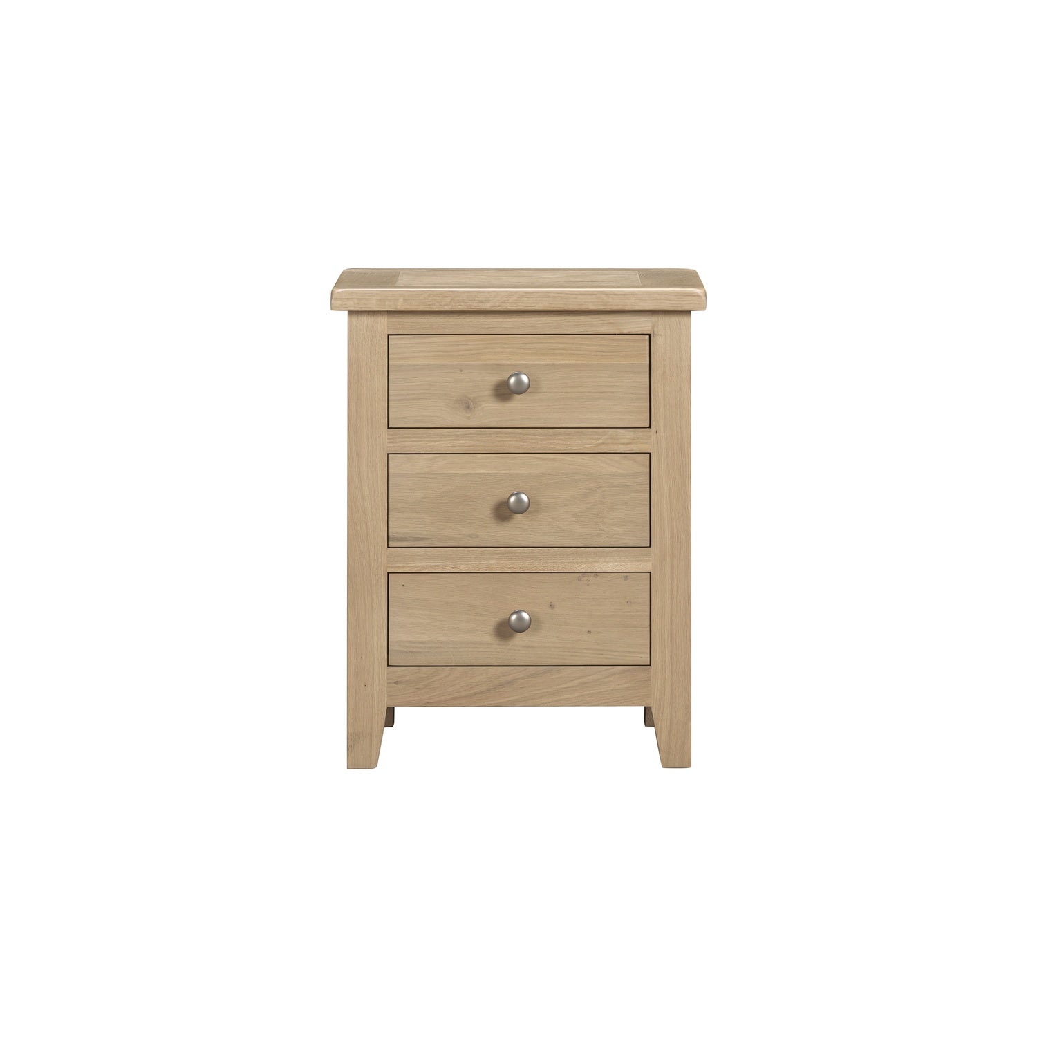 Tetbury Bedside 3 Drawers in Natural Oak