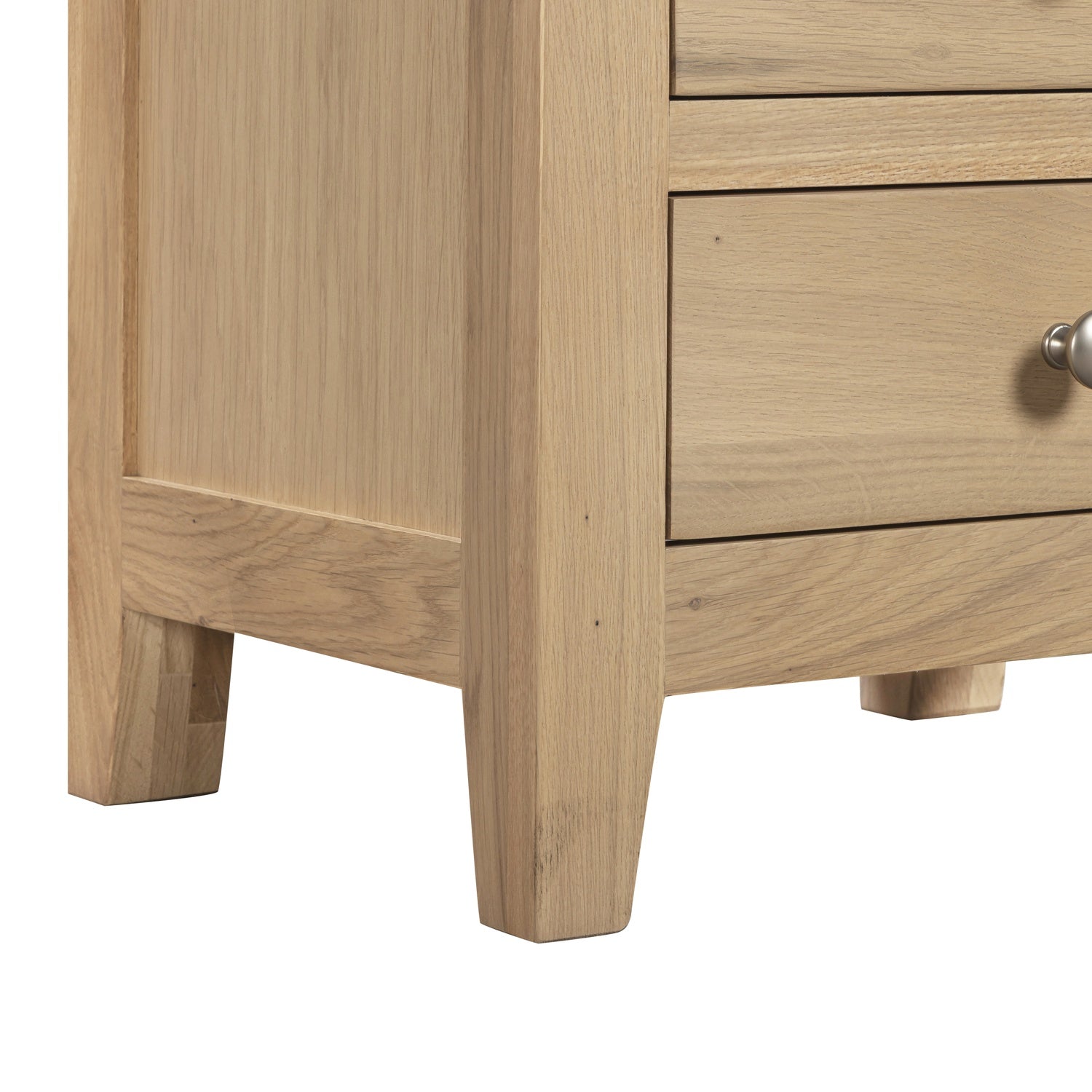 Tetbury Bedside 3 Drawers in Natural Oak