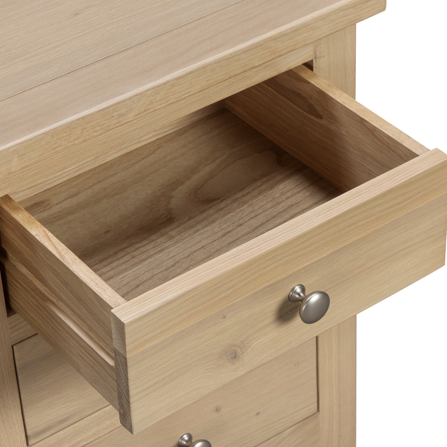 Tetbury Bedside 3 Drawers in Natural Oak