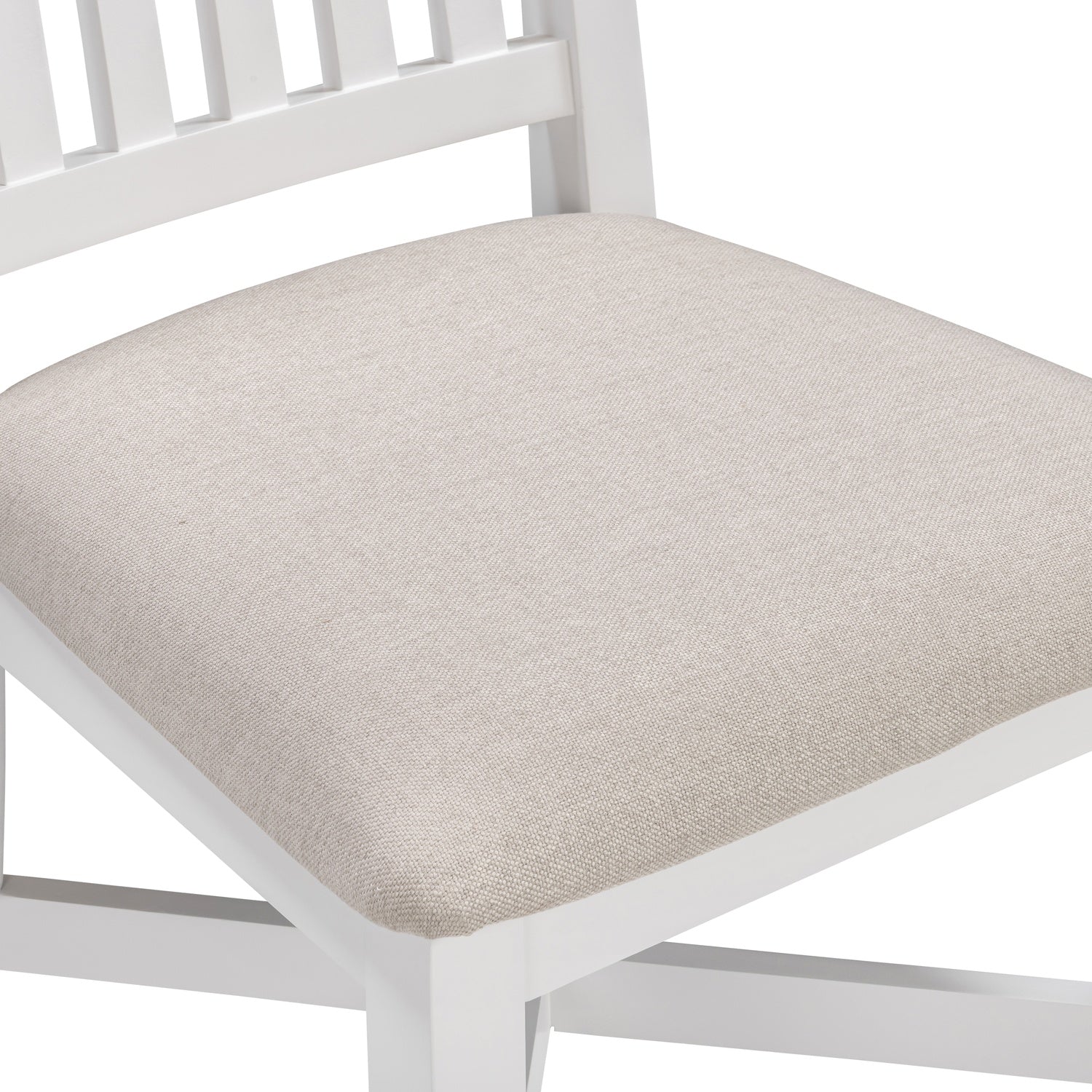 Tetbury Dining Chair With Fabric Seat in Painted / Oak